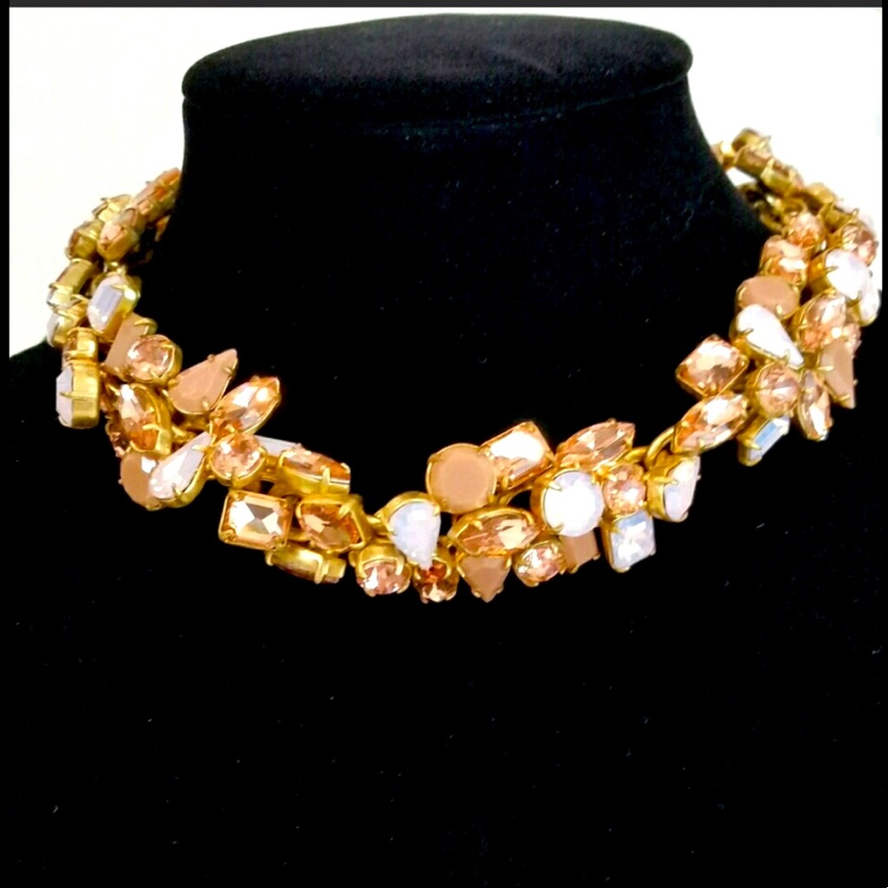 J. Crew “Glacier Crystal Cluster” Choker Necklace (Sold Out)